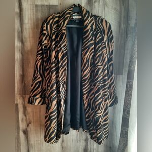 Vintage CACHE 🐅 Tiger 🐅 Stripe Coat Sz XS